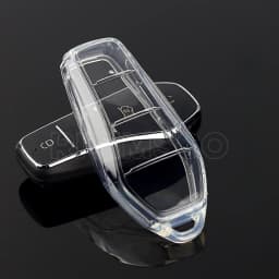 New Soft Transparent TPU Car Key Case for BYD Atto 3 Han EV Dolphin 4 Buttons Remote Control Protect Cover Auto Accessories