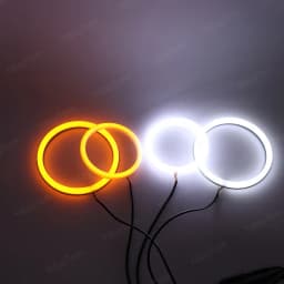 1 Warranty Durable SMD Cotton Light Switchback LED Angel Eye Halo Ring DRL Kit For Volkswagen Golf 4 golf4 MK4 R32 VR6 1998-2004