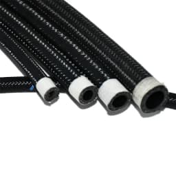 1M/2M/3M/5M/6M AN4 AN6 AN8 AN10 Car Fuel Hose Oil Gas Cooler Hose Line Pipe Tube Nylon Stainless Steel Braided Inside CPE Rubber