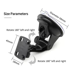 Imagebon Car DVR Holder 3M Sticker Base Suction Cup Mount Long Arm Telescopic Bracket Rotatable Dash Cam Bracket Car Accessories