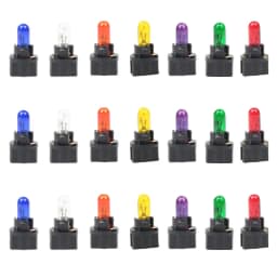 1/5/10Pcs T5 LED Car Light Automobiles Light-emitting Diode Instrument Gauge Dashboard Light Bulbs12v/24v Auto Interior Lamp