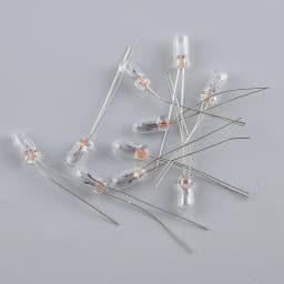 25Pcs Miniature 0.08A 3mm 4mm 5mm 12V Mini Lamp Light Bulb Edison Incandescent Filament Rice