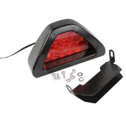 Universal Fog Lamp Triangle Car Brake Light Red Tail Light LED Flash Bulbs Warning Light