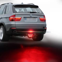 Universal Fog Lamp Triangle Car Brake Light Red Tail Light LED Flash Bulbs Warning Light