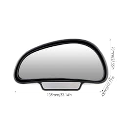 Car Blind Spot Mirror 360-degree Adjustable Blindspot Mirror Side Mirror Rearview Auxiliary Mirror Driving Safety For Cars SUVs