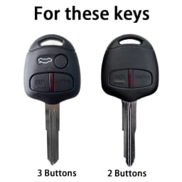 Shell Fob TPU Car Key Case Cover Bag For Mitsubishi ASX Mirage Montero Shogun L200 Colt Outlander Pajero Lancer EX Accessories