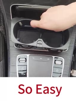 For Mercedes-Benz Center Console Water Cup Holder Insert Drinks C Class W205 E W213 GLC W253 V Class W447 A2056800691