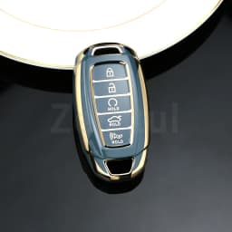 TPU Auto Shell Fob for Hyundai Elantra Grandeur Accent Solaris Sonata Palisade Kona Creta I20 I30 IX35 IX25 Car Key Case Cover