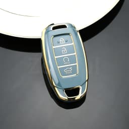 TPU Auto Shell Fob for Hyundai Elantra Grandeur Accent Solaris Sonata Palisade Kona Creta I20 I30 IX35 IX25 Car Key Case Cover