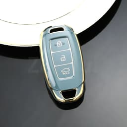TPU Auto Shell Fob for Hyundai Elantra Grandeur Accent Solaris Sonata Palisade Kona Creta I20 I30 IX35 IX25 Car Key Case Cover
