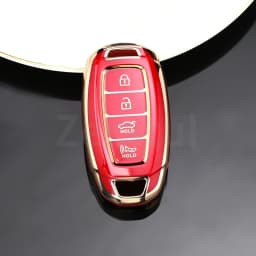 TPU Auto Shell Fob for Hyundai Elantra Grandeur Accent Solaris Sonata Palisade Kona Creta I20 I30 IX35 IX25 Car Key Case Cover