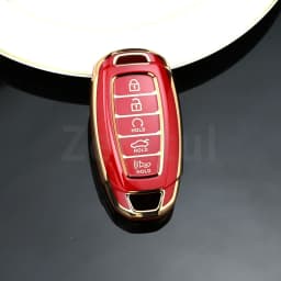 TPU Auto Shell Fob for Hyundai Elantra Grandeur Accent Solaris Sonata Palisade Kona Creta I20 I30 IX35 IX25 Car Key Case Cover