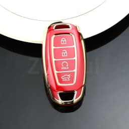 TPU Auto Shell Fob for Hyundai Elantra Grandeur Accent Solaris Sonata Palisade Kona Creta I20 I30 IX35 IX25 Car Key Case Cover