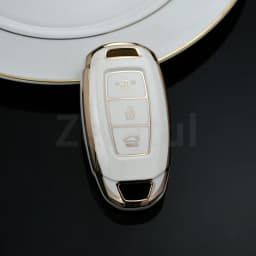 TPU Auto Shell Fob for Hyundai Elantra Grandeur Accent Solaris Sonata Palisade Kona Creta I20 I30 IX35 IX25 Car Key Case Cover