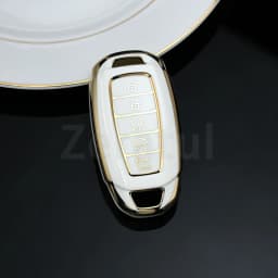 TPU Auto Shell Fob for Hyundai Elantra Grandeur Accent Solaris Sonata Palisade Kona Creta I20 I30 IX35 IX25 Car Key Case Cover