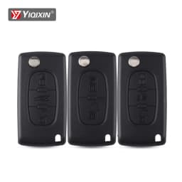 YIQIXIN For Peugeot 107 207 307 308 407 607 807 For Citroen C2 C3 C4 C5 C6 C8 Remote Car Key Shell HU83/VA2 Blade CE0523 CE0536