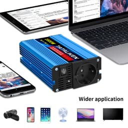 Pure Sine Wave Inverter 1000W-4000W DC 12V and 24V to AC 220V 50hz Power Inverter Charger Adapter Universal Socket