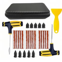 Car Tire Repair Kit Tubeless Tyre Puncture Repair Kit Studding Tool Set Bike Tire Replacement Tool Motorcycle Tire Repair Tool
