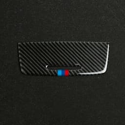 Carbon Fiber Gear Shift Position Panel Cover Trim Strip Fit for BMW 3-Series E90 E92-2005-12 Car Panel Trim Cover Sticker Decor
