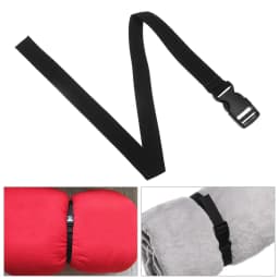 0.5-3M Black Durable Nylon Travel Tied Cargo Tie Down Luggage Lash Belt Strap With Cam Buckle Travel Kits Outdoor Camping Tool