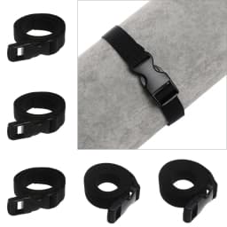 0.5-3M Black Durable Nylon Travel Tied Cargo Tie Down Luggage Lash Belt Strap With Cam Buckle Travel Kits Outdoor Camping Tool