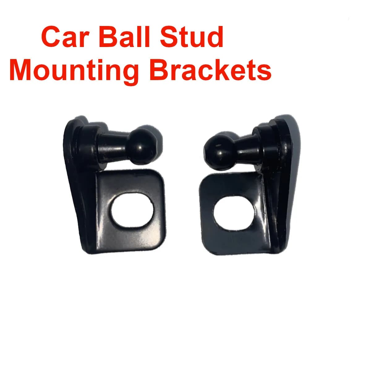 2Pcs Universal 10mm Car Ball Stud Mounting Brackets Connector for Gas Spring Struts Lift Support Shock