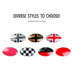 2PCS Car Gear Shift Cover Stickers Decals Styling Modification Accessories For MINI Cooper F56 F55 F54 F57 F60 COUNTRYMAN