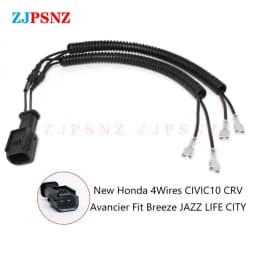 Car Horn Plug 4 Wires Corrugated Tube Dedicated Snail Horn Socket Conversion Adapter Car Speakers Single Horn Refit Double Horn