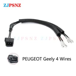 Car Horn Plug 4 Wires Corrugated Tube Dedicated Snail Horn Socket Conversion Adapter Car Speakers Single Horn Refit Double Horn
