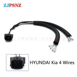 Car Horn Plug 4 Wires Corrugated Tube Dedicated Snail Horn Socket Conversion Adapter Car Speakers Single Horn Refit Double Horn