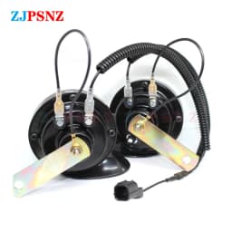 Car Horn Plug 4 Wires Corrugated Tube Dedicated Snail Horn Socket Conversion Adapter Car Speakers Single Horn Refit Double Horn