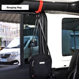 Car Roll Bar Coat Hanger Clothes Hook for Jeep Wrangler Gladiator JT JL JLU JK TJ 1997-2026 Sports Sahara Interior Accessories