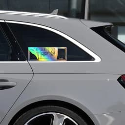 Car interior stickers, Japanese anime girl stickers, weather proof holographic stickers, automatic decoration