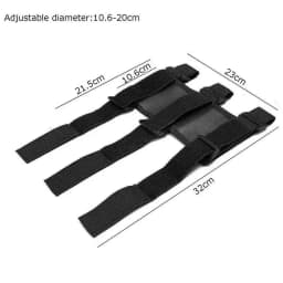 Adjustable Extinguisher Mount Strap Oxford Cloth Car Roll Bar Fire Safety Holder Belt for Jeep Wrangler TJ JK JL 1997-2018