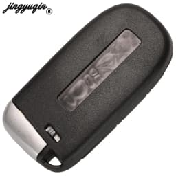 Jingyuqin For Jeep Grand Cherokee Dodge Ram 1500 Journey Charger Dart Challenger Durango Chrysler 300 Remote Key Shell 2/3/4/5BT