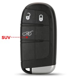 Jingyuqin For Jeep Grand Cherokee Dodge Ram 1500 Journey Charger Dart Challenger Durango Chrysler 300 Remote Key Shell 2/3/4/5BT