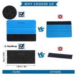 New Car Vinyl Wrapping Tool Kit Vinyl Scraper Cutter Film Squeegee Plastic Vinyl Spatulas Wrap Film Tools Window Tinting Tools