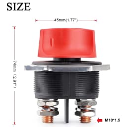 DC 32V 50A 100A 200A 300A Battery Isolator Battery Disconnect Switch Master Power Cut Off Switch For RV Motorcycle Truck Boat