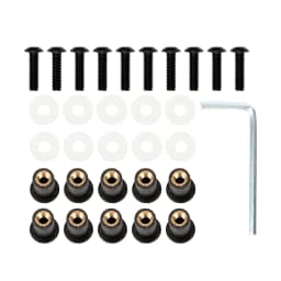 Fairing Screen Fasterners Windscreen Nut Bolt Washer Screw 10Pcs/set Universal Motorbike Windshield Fasterner Kit M5 X 15mm