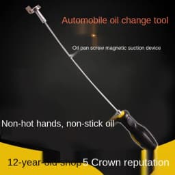Auto Repair Screw Oil Pan Disassembly Tool Magnetic Suction Head Wrench