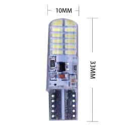 2/4/10pcs LED Silica Gel T10 Light Bulb Flashing Signal Lamp Clearance Lights Position Lamp Strobe Stoplight Warning Taillights