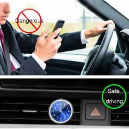 Luminous Car Clock Air Outlet Mini Quartz Clock With Clip Auto Ornament Internal Stick-On Waterproof Watch Car Accessories Gift