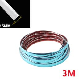 Exterior Car Chrome Body Strip Bumper Auto Door Protector Moulding Styling Trim car Lamp Sticker window trim car exterior trim