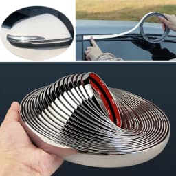 Exterior Car Chrome Body Strip Bumper Auto Door Protector Moulding Styling Trim car Lamp Sticker window trim car exterior trim