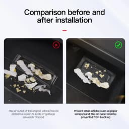 YZ For Tesla Model 3 Y Air Vents Cover Under Seat Outlet Protector Anti-blocking Dust Mesh 2021-2025 Interior Car Accessories