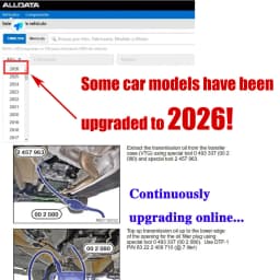 2026 Online Account for Alldata Car Data Diagram Newest Car Repair Software for Workshop All Data Hay-nes Pro Support Mobile /PC