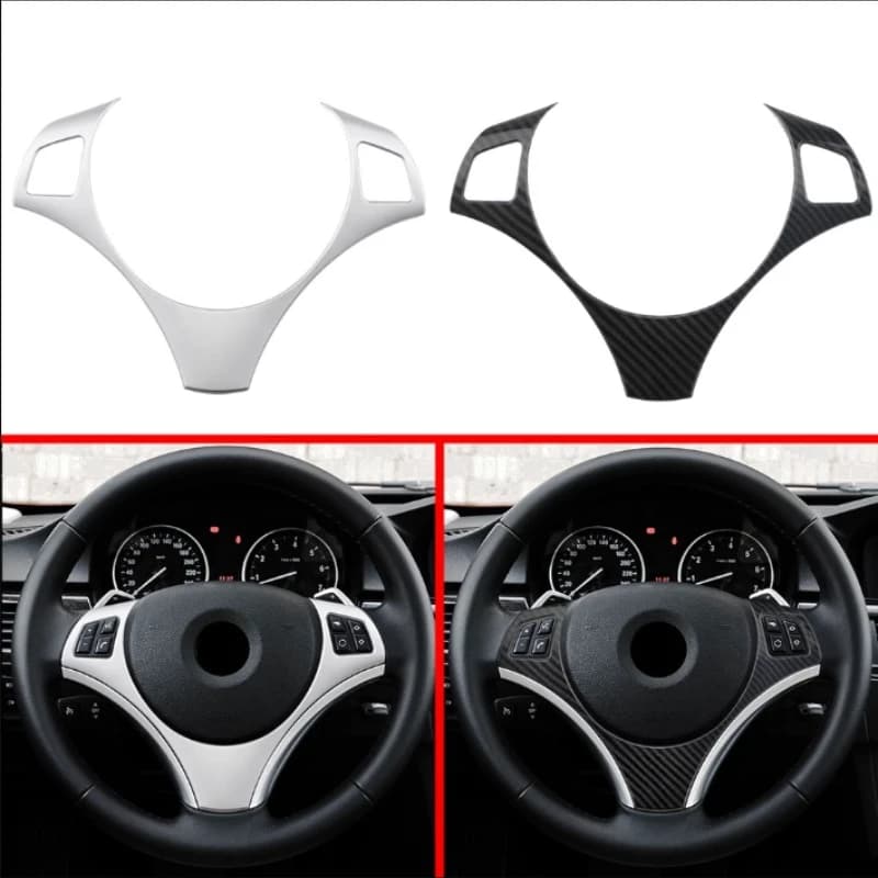 Car Inner Steering Wheel Panel Cover Frame Trim for BMW E90 3 Series 2005 - 2012 for BMW E87 1 Series 2004-2011 Acc.