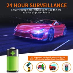 Hardwire Kit Car DVR Dashcam Camera for Low Vol Protection Mini USB Port 12-30V in 5V2.5A 24HParking Monitoring Car Assecories