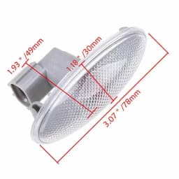 2Pcs Side Marker Indicator Lamp Turn Signal Light Fender Lights 81730-0D032 for Toyota Yaris 12.2005-03.2011 RAV4 Auris Corolla