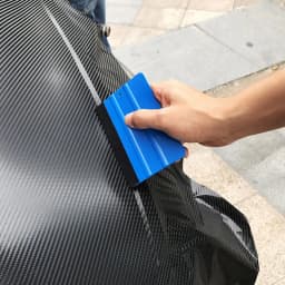 Car Vinyl Wrap Film Squeegee Scraper Foil Wrapping Suede Felt Scraper Auto Car Styling Sticker Window Tint Tools Cleaning Blue
